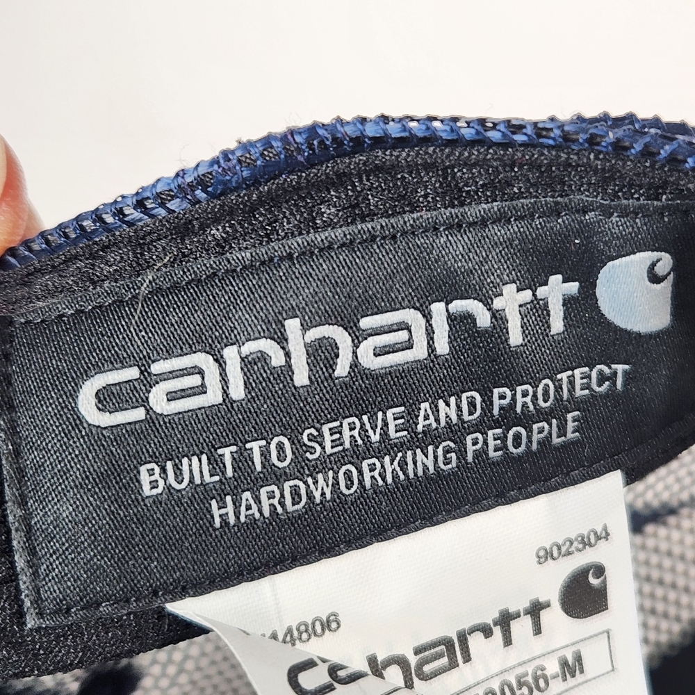 Carhartt Cap Snap Back Force Trucker Mesh Blue NEW - Picture 5 of 11